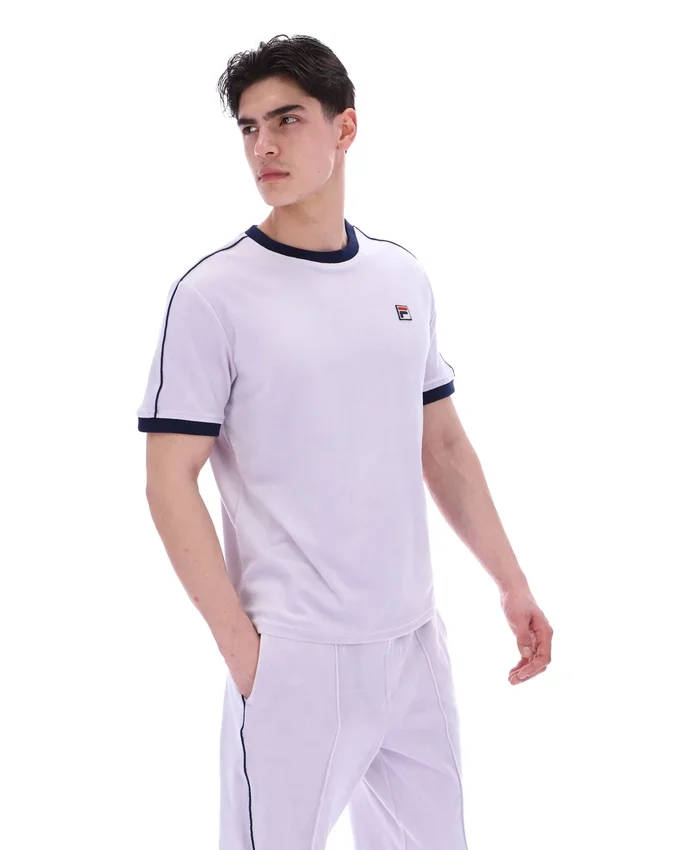 Misty Lilac Basilio Velour Tee