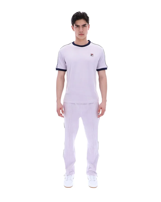 Misty Lilac Basilio Velour Tee