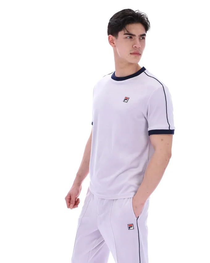 Misty Lilac Basilio Velour Tee