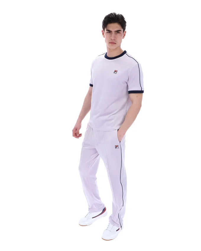 Misty Lilac Basilio Velour Tee