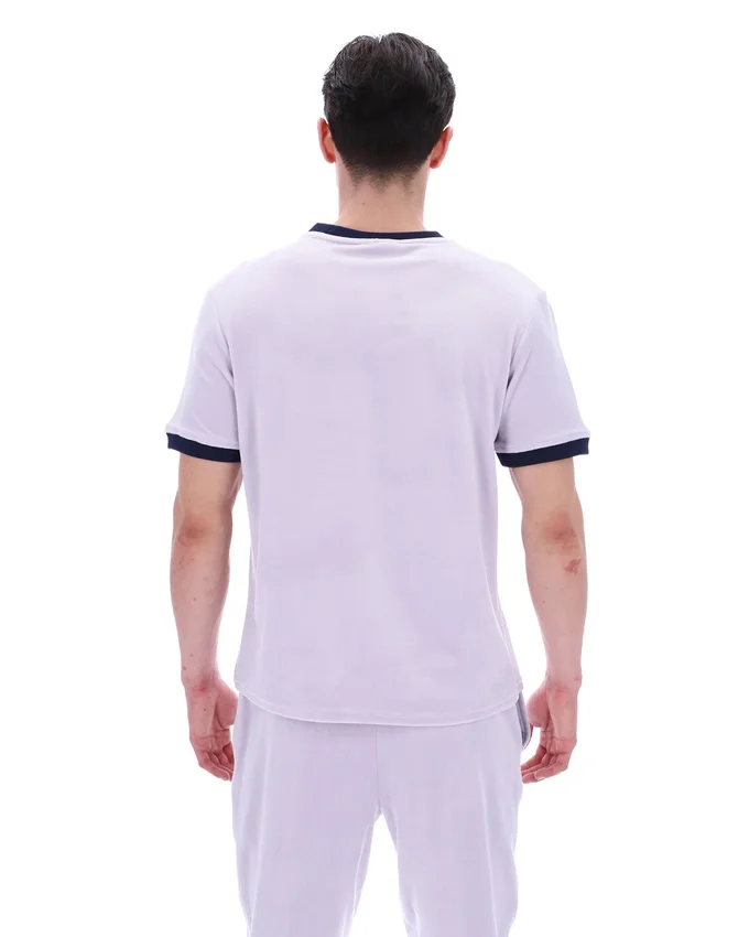 Misty Lilac Basilio Velour Tee