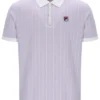 Misty Lilac BB1 Classic Vintage Striped Polo