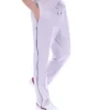 Misty Lilac Fio Velour Straight-Leg Jogger