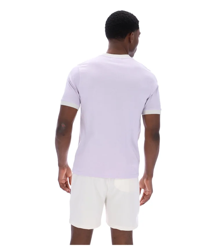 Misty Lilac Marconi Essential Ringer T-Shirt