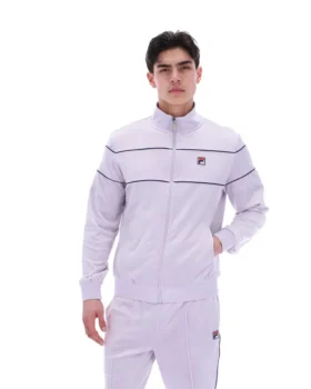 Misty Lilac Vittorio Velour Track Tops