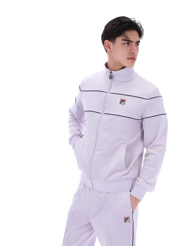 Misty Lilac Vittorio Velour Track Tops