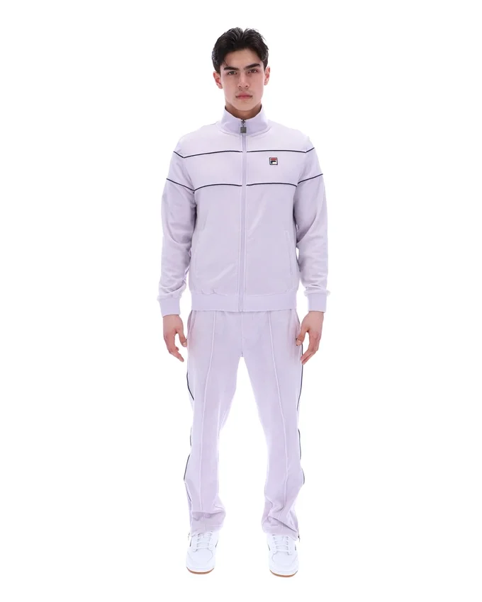 Misty Lilac Vittorio Velour Track Tops