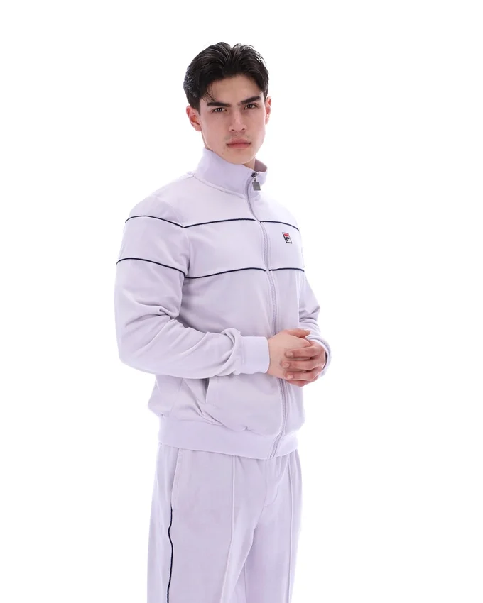 Misty Lilac Vittorio Velour Track Tops