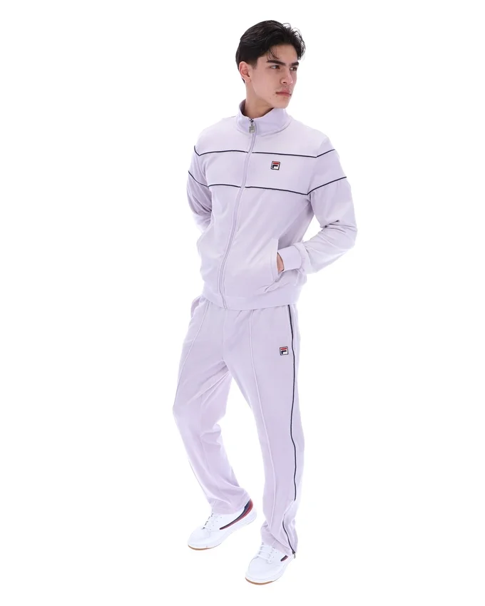 Misty Lilac Vittorio Velour Track Tops