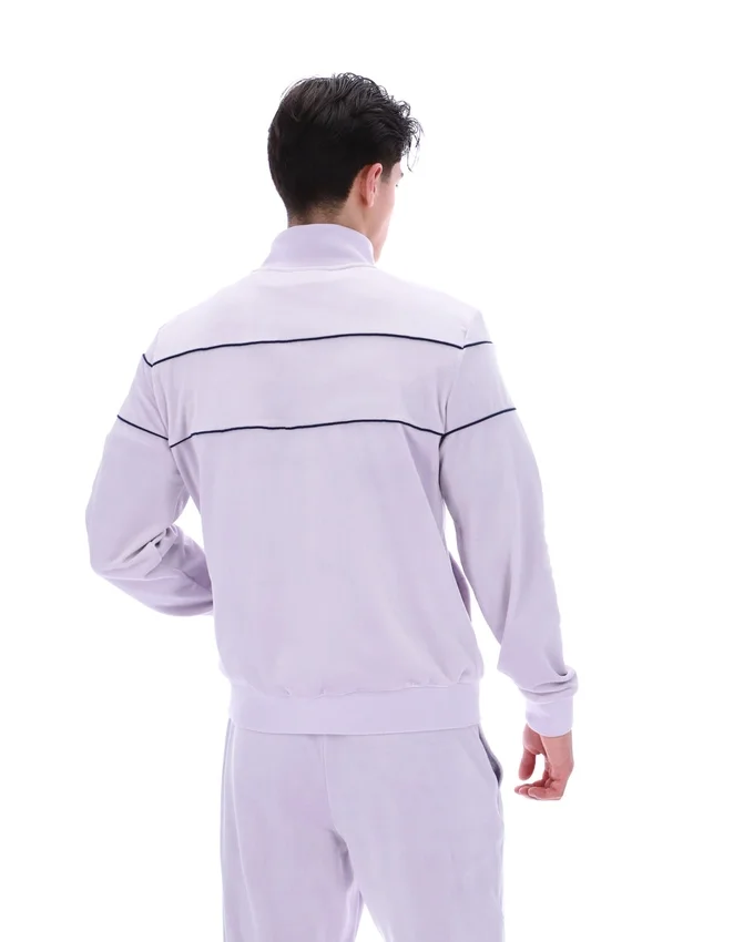 Misty Lilac Vittorio Velour Track Tops
