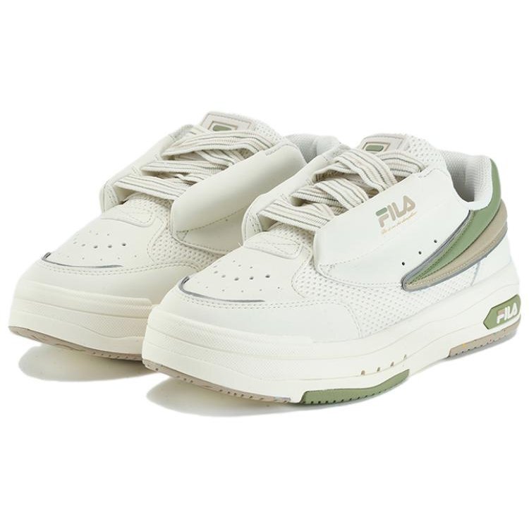 MIX Casual Shoes "White Beige Green"