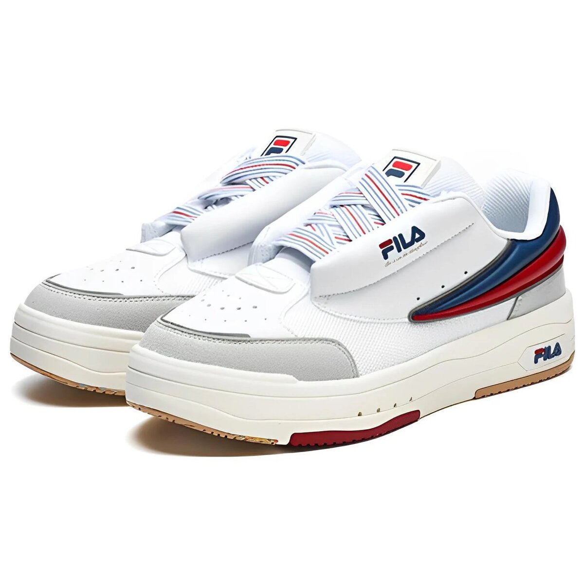 Mix Casual Shoes "White Blue Red"