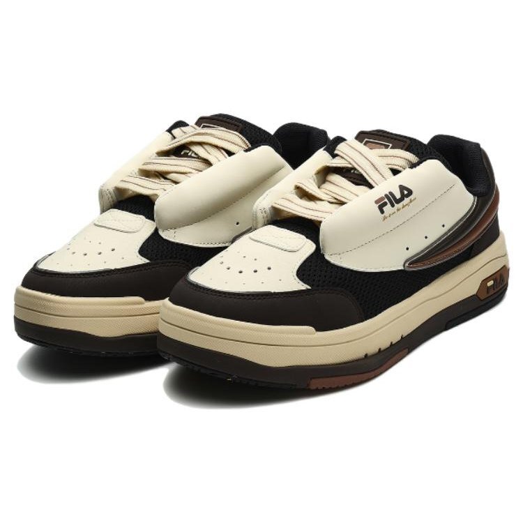 Mix Low Skate Shoes "Cream White Black"