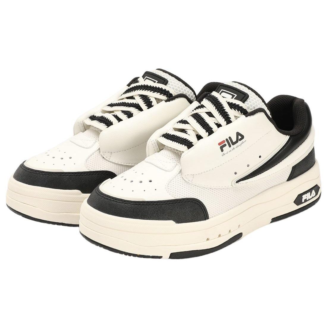 Mix Low Skate Shoes "White Black"