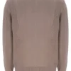 Mocha Meringue Ferguson Open Knit Pointelle Panel Track Top