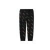Monogrammed Knitted Casual Trousers For Men Black