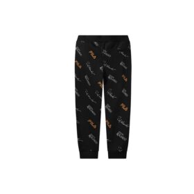Monogrammed Knitted Casual Trousers For Men Black