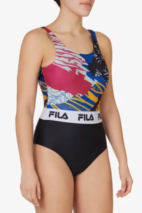 Multi Allover Print Bodysuit