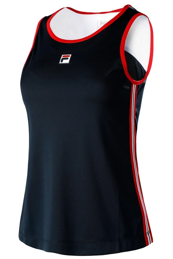 Navy Ava Tennis Top