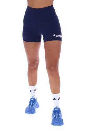 Navy FILA x TALA SKINLUXE Cycling Shorts