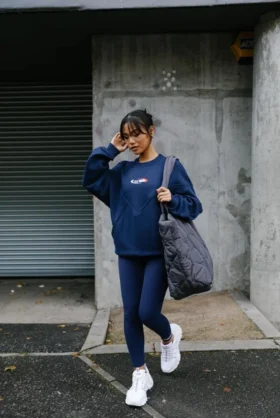 Navy FILA x TALA SKINLUXE Leggings
