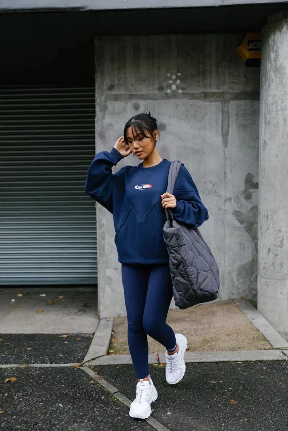 Navy FILA x TALA SKINLUXE Leggings