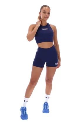 Navy FILA x TALA SKINLUXE Sports Bralette