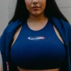Navy FILA x TALA SKINLUXE Sports Bralette