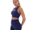 Navy FILA x TALA SKINLUXE Sports Bralette