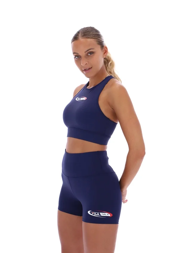 Navy FILA x TALA SKINLUXE Sports Bralette