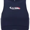 Navy FILA x TALA SKINLUXE Sports Bralette