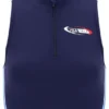 Navy FILA x TALA SKINLUXE Zip-Up Crop Top