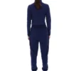 Navy Heidi Cropped Roll Neck Top