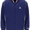 Navy Unisex Tennis Warm-Up Jacket