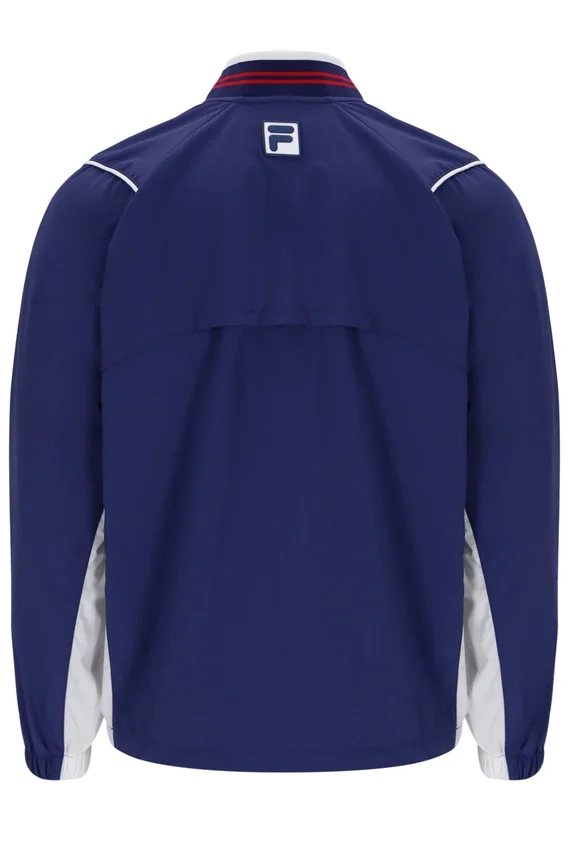 Navy Unisex Tennis Warm-Up Jacket