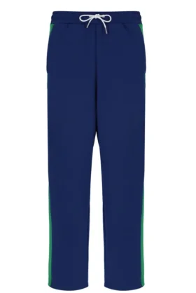 Navy Ventisei Straight Leg Trousers