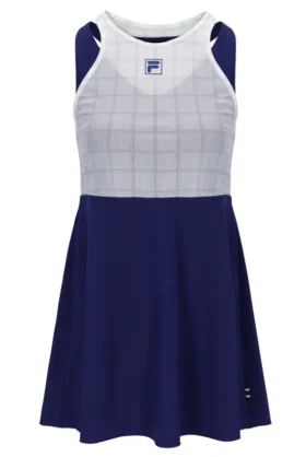 Navy Women’s Mesh Jersey Dress with Inner Shorts