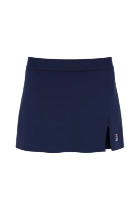 Navy Women's Split Tennis Skort