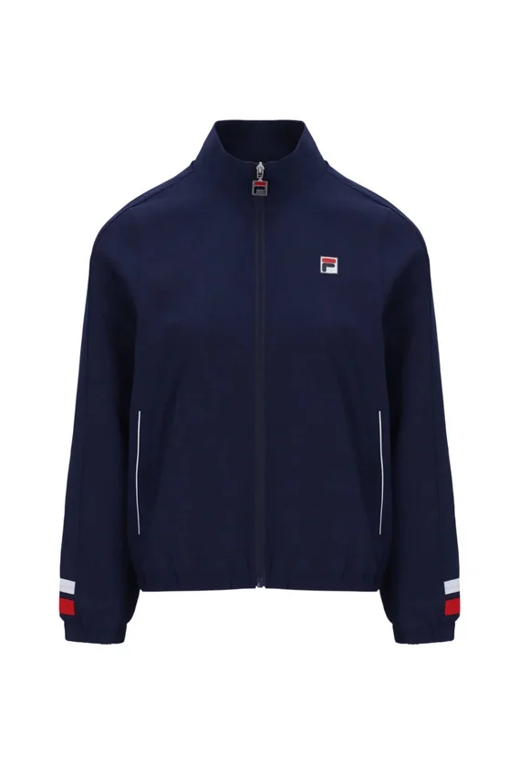 Navy Women's Tennis Track Top