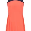 Neon Orange Women’s Jersey Dress with Inner Shorts