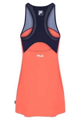 Neon Orange Women’s Jersey Dress with Inner Shorts