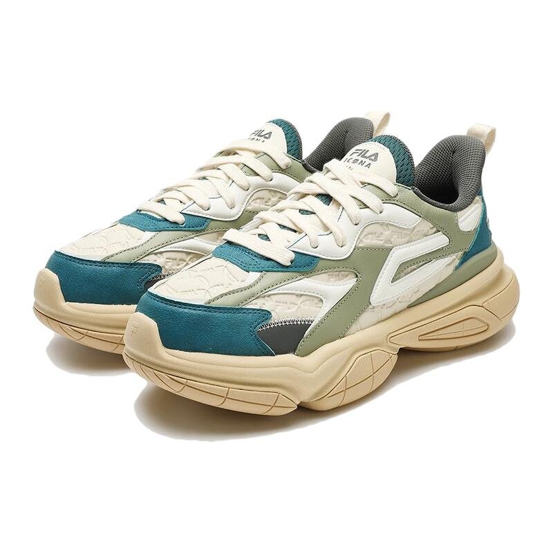 NUCLEO ICONA Chunky Sneakers "White Green Teal"