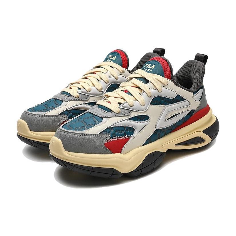NUCLEO ICONA Chunky Sneakers "White Grey Teal"