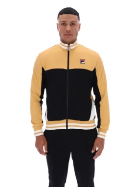 Oak Buff Tie Breaker Funnel Neck Jacket