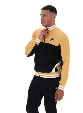 Oak Buff Tie Breaker Funnel Neck Jacket