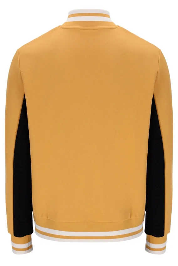 Oak Buff Tie Breaker Funnel Neck Jacket