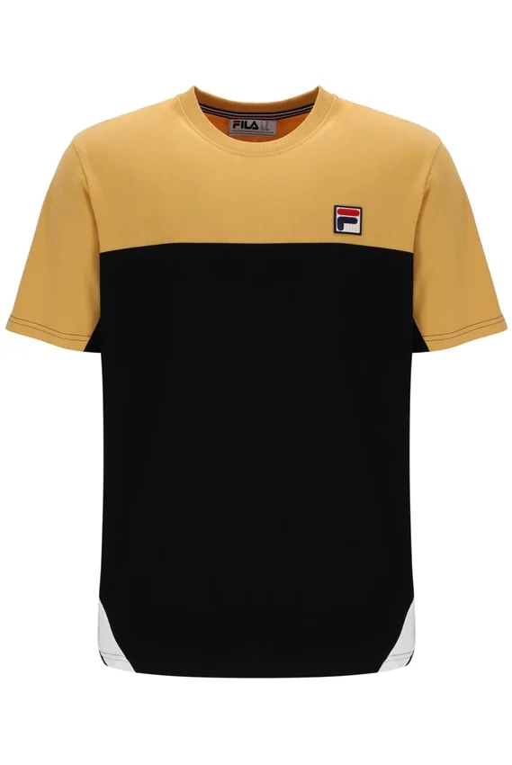 Oak Buff Tiebreaker Colour Block T-Shirt