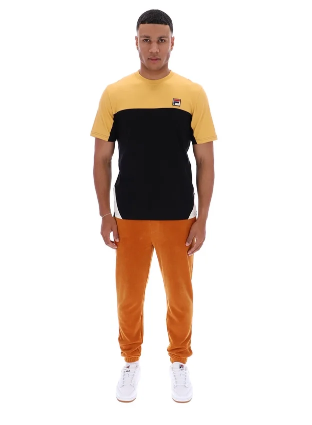 Oak Buff Tiebreaker Colour Block T-Shirt