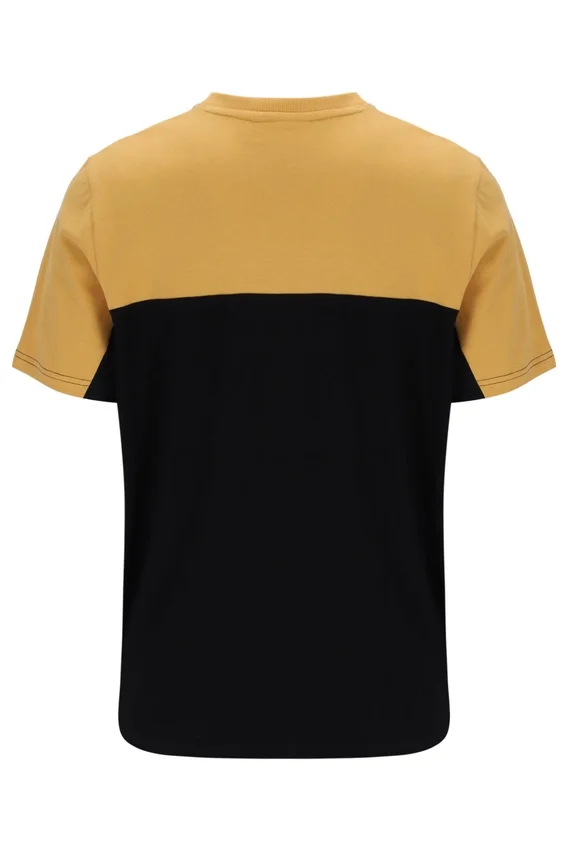 Oak Buff Tiebreaker Colour Block T-Shirt