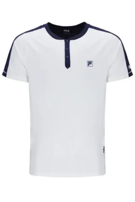 Off White Men’s Henry Neck Tennis T-Shirt